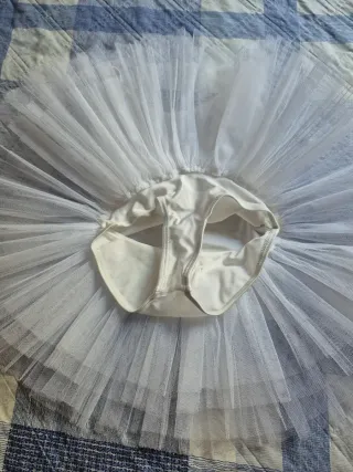 Precioso Maillot ballet niña Danza talla 6 blanco