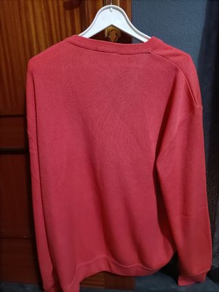 Jersey Lacoste V-Neck Rojo Talla XXL