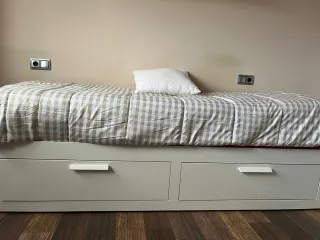 Diván cama Ikea con cajones