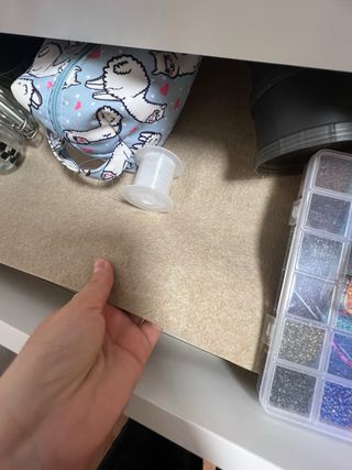 Tocador MALM Blanco Ikea con Cristal