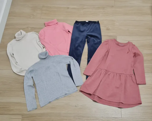 Lote Ropa Niña 3 jerseys + vestido + legging