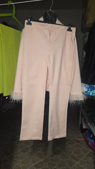 Tailleur rosa bambina 14 anni