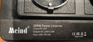 Inversor Coche 200W 24V