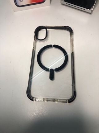 Custodia scura + MagSafe per iPhone X da 256 GB