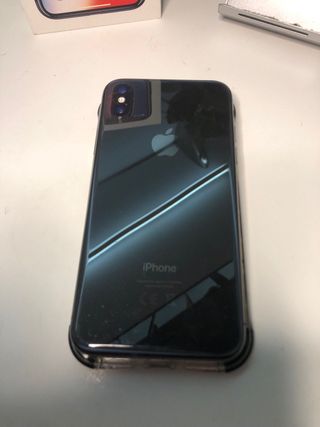 Custodia scura + MagSafe per iPhone X da 256 GB