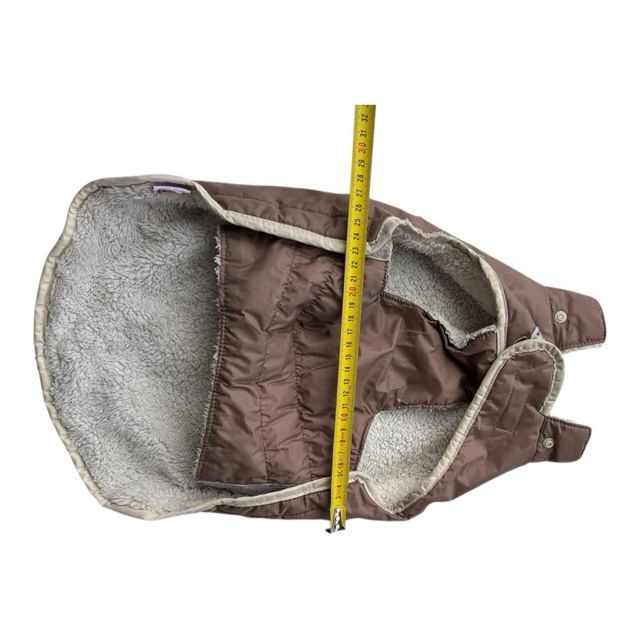 Abrigo Bravo para perro marrón claro talla 40cm