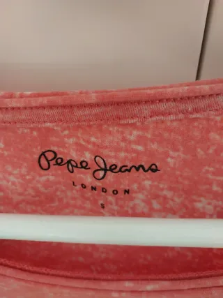 Camiseta Pepe Jeans rosa - talla S