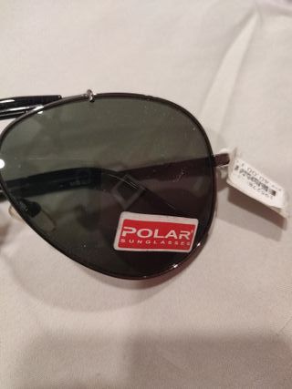 Gafas de sol Polar aviador negras