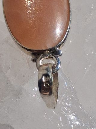 Colgante de Piedra Sol en Plata de Ley