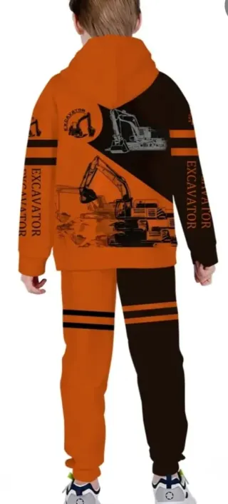 Conjunto 2 piezas niño excavadora