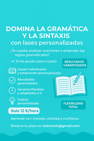 Sintaxis s4cundaria y bachiller