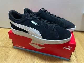 Zapatillas Puma Smash v2 Negro ante!!!