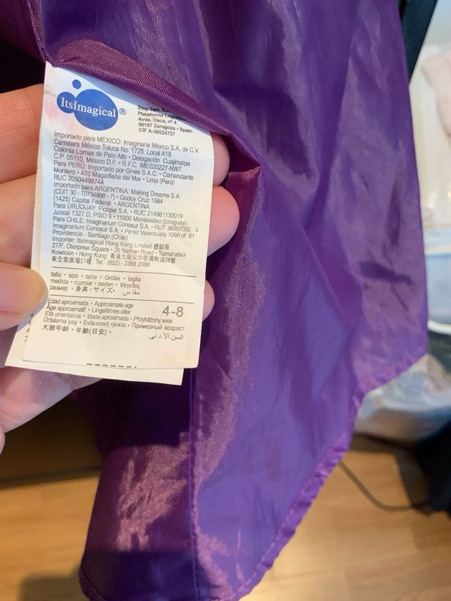 Capa Halloween Talla 4-8