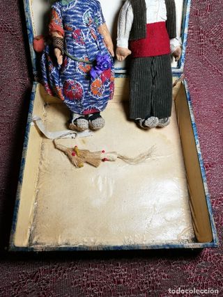 Coppia di bambole di pezza catalane