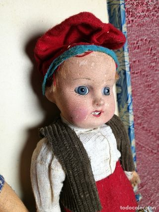 Coppia di bambole di pezza catalane