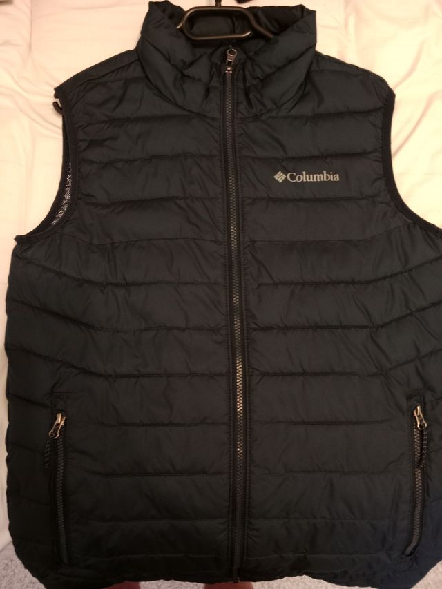 Chaqueta Columbia sin mangas azul marino
