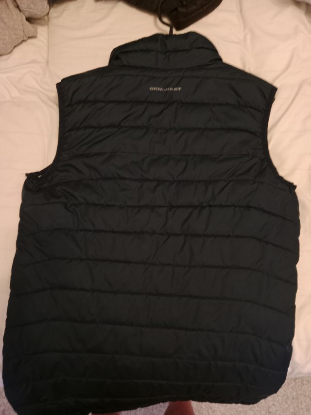 Chaqueta Columbia sin mangas azul marino