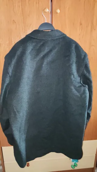 Abrigo vintage negro gris