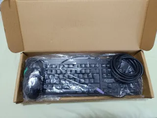 Teclado y Ratón Compaq Negro/Verde