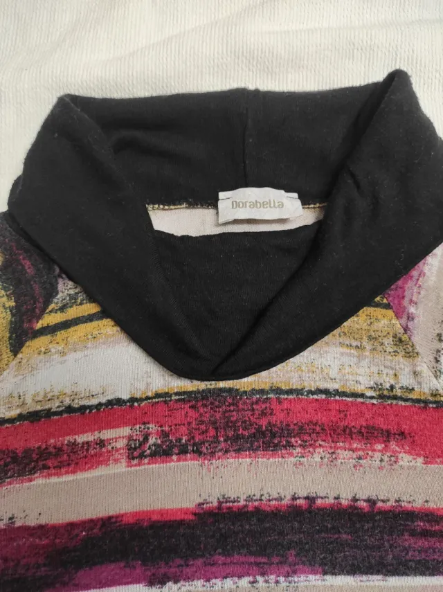 Maglione Dorabella collo alto fantasia L