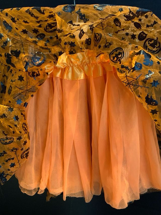 Falda Tutú Halloween Naranja