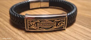 Bracciale Harley Davidson in pelle intrecciata
