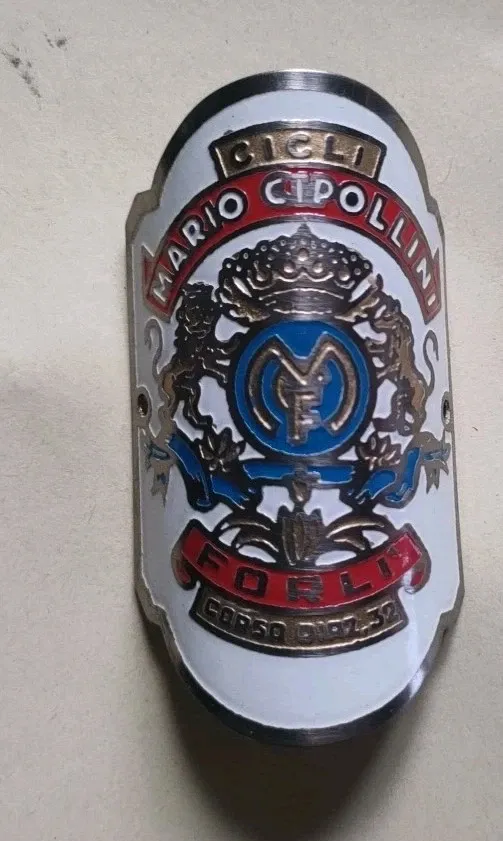 Cicli Mario Cipollini Forlì Stemma Targhetta