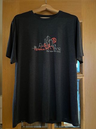 Camiseta Técnica Ternua Hombre XL Negra/Gris
