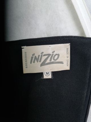 Conjunto de fiesta vestido y chaqueta negro.Modena