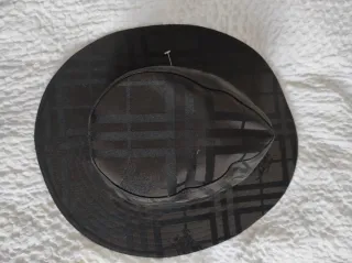  Burberry Sombrero Cuadros Marrón - Negro 
 Talla 