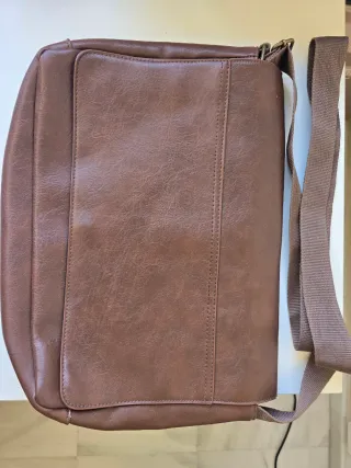 Maletín portátil/tablet marrón