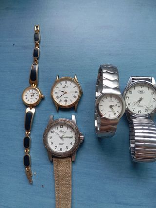 Lote 7 relojes Lotus festina (no funcionales)