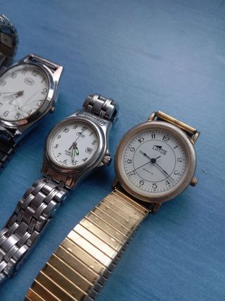 Lote 7 relojes Lotus festina (no funcionales)