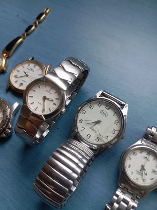 Lote 7 relojes Lotus festina (no funcionales)