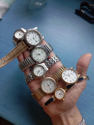 Lote 7 relojes Lotus festina (no funcionales)