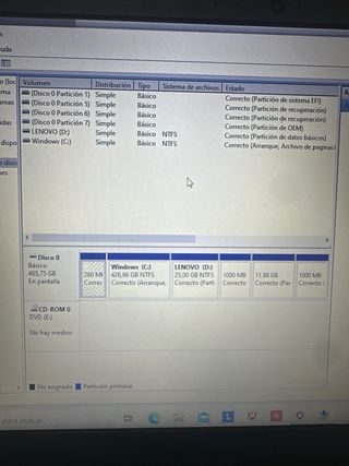 Ordenador Lenovo V110-15IAP Negro