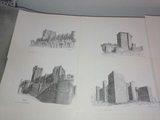 Láminas de Castillos de Valladolid