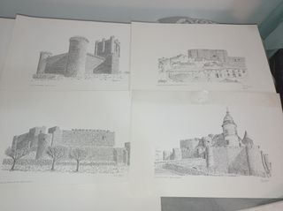 Láminas de Castillos de Valladolid