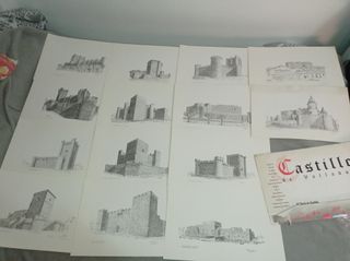 Láminas de Castillos de Valladolid