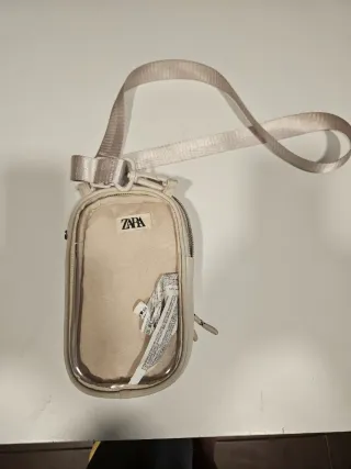 Bolso móvil Zara beige