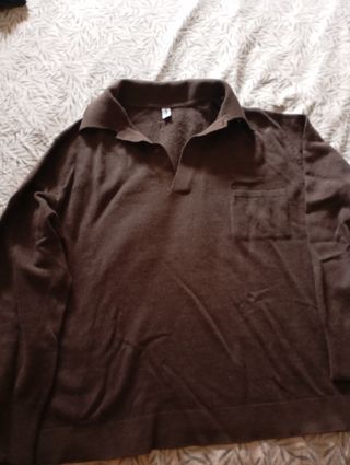 Jersey hombre marrón