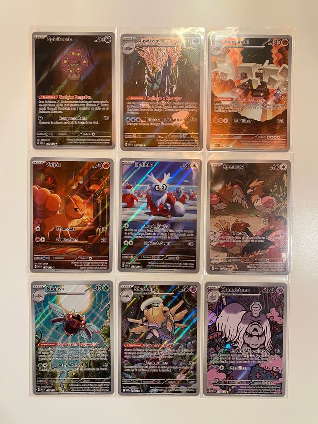 Lote Cartas Pokémon Megaevoluciones