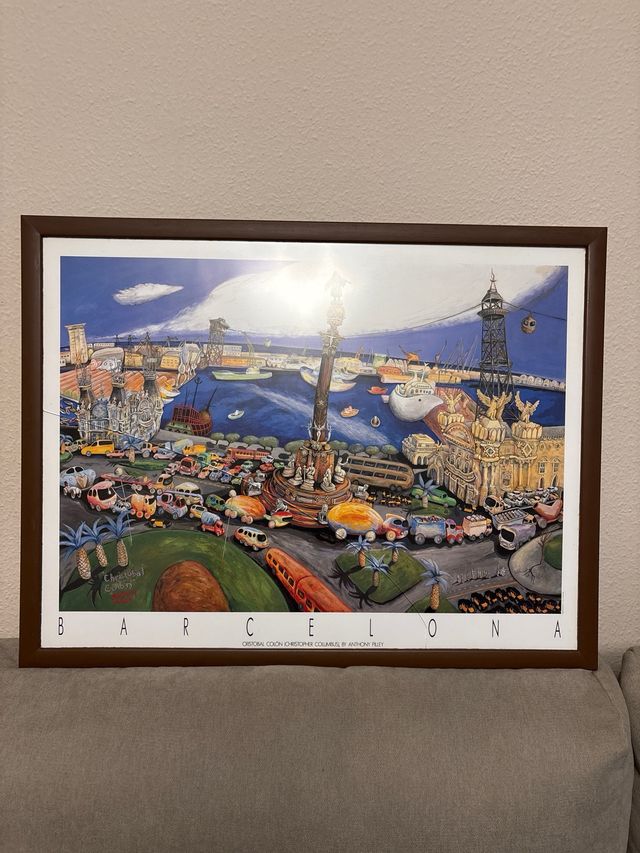 Cuadro Barcelona de Anthony Puli