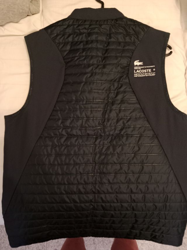 Chaqueta Lacoste azúl Marino/beige reversible