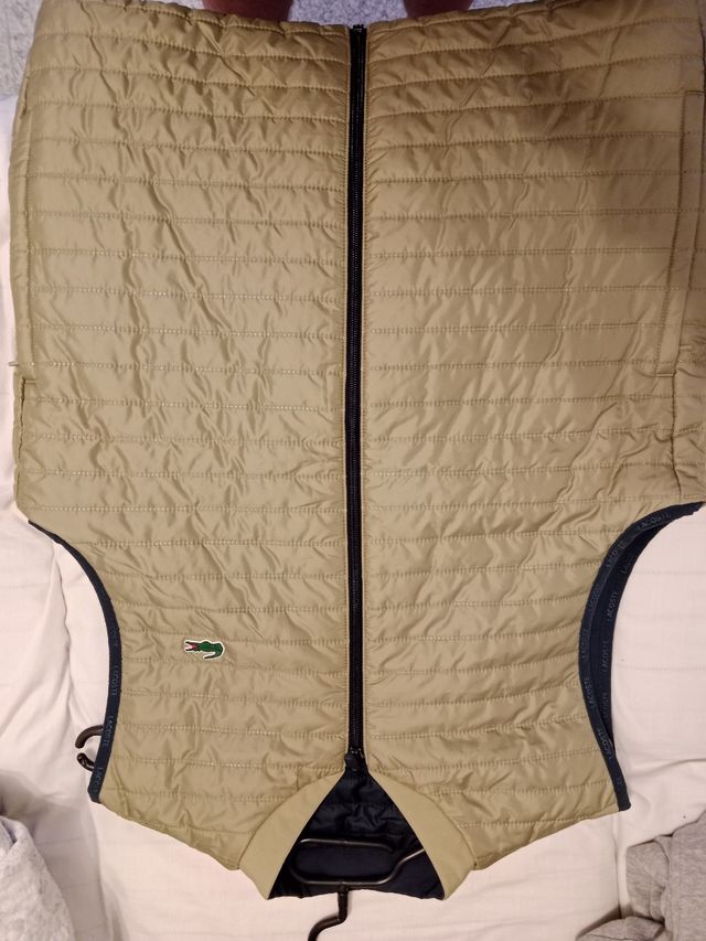 Chaqueta Lacoste azúl Marino/beige reversible