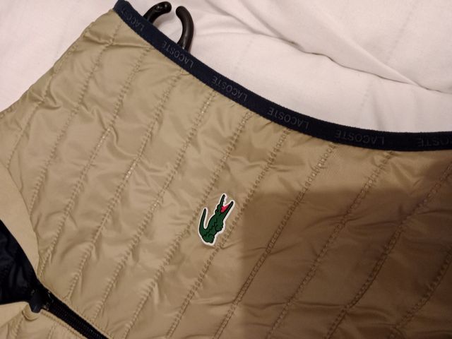 Chaqueta Lacoste azúl Marino/beige reversible
