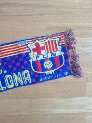 Gorra y bufanda FC Barcelona