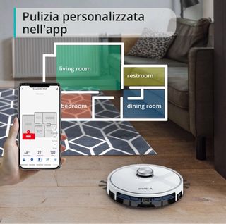 Robot Aspirapolvere Smart AI S7 Max + Kit Ricambi