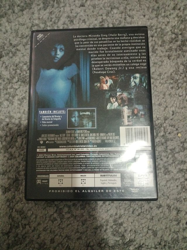 Película Gothika DVD Suspense Terror