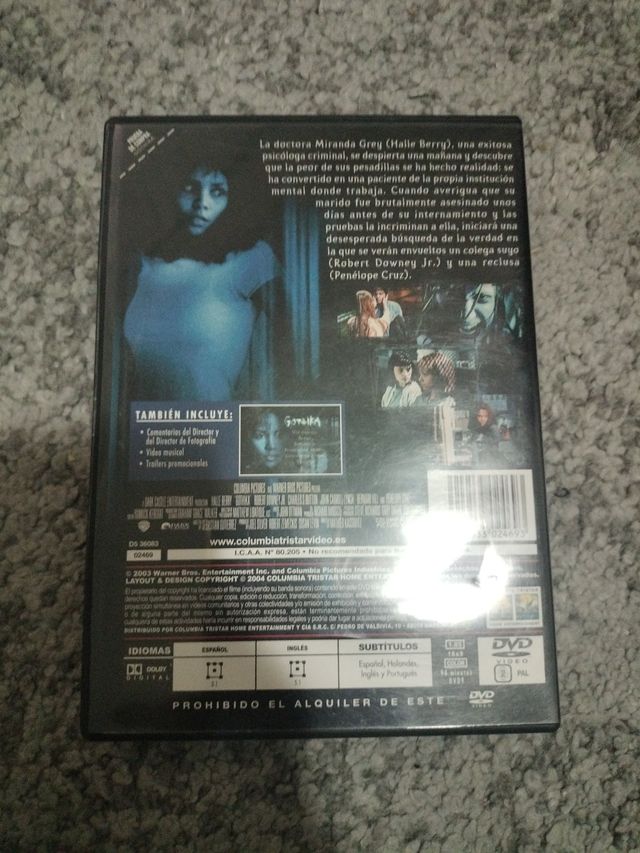 Película Gothika DVD Suspense Terror
